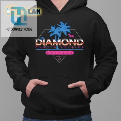 Knockout Style Miamis Diamond Dustin Poirier 305 Shirt hotcouturetrends 1 1