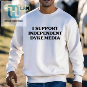 Dyke Media Supporter Tee Wear Your Allyship With Pride hotcouturetrends 1 2