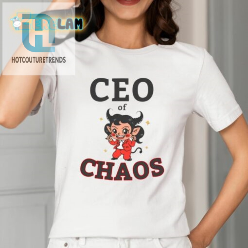 Chaos Is My Middle Name Funny Ceo Of Chaos Shirt
