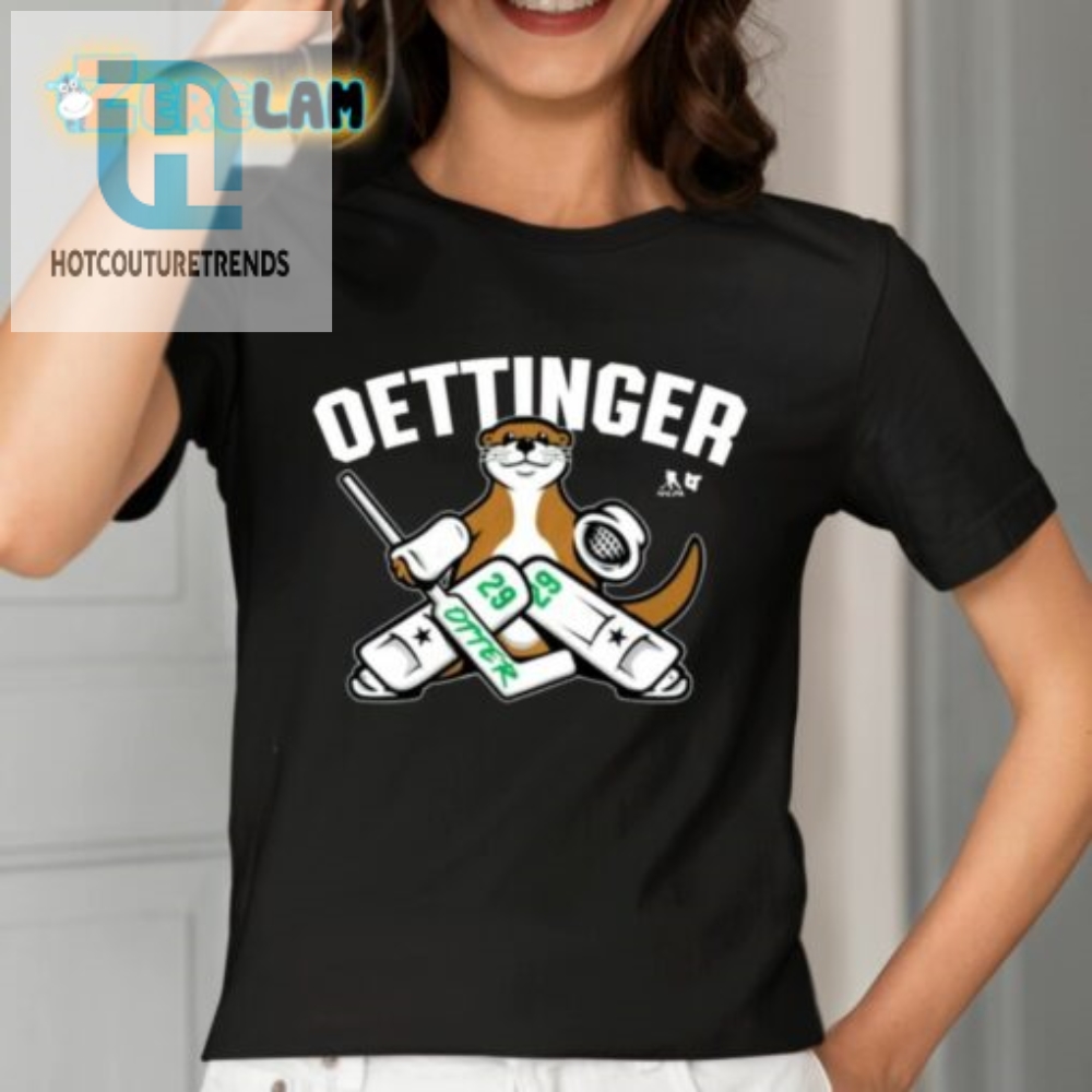 Dallas Otterific Jake Oettinger Tee  For Otterly Funny Fans