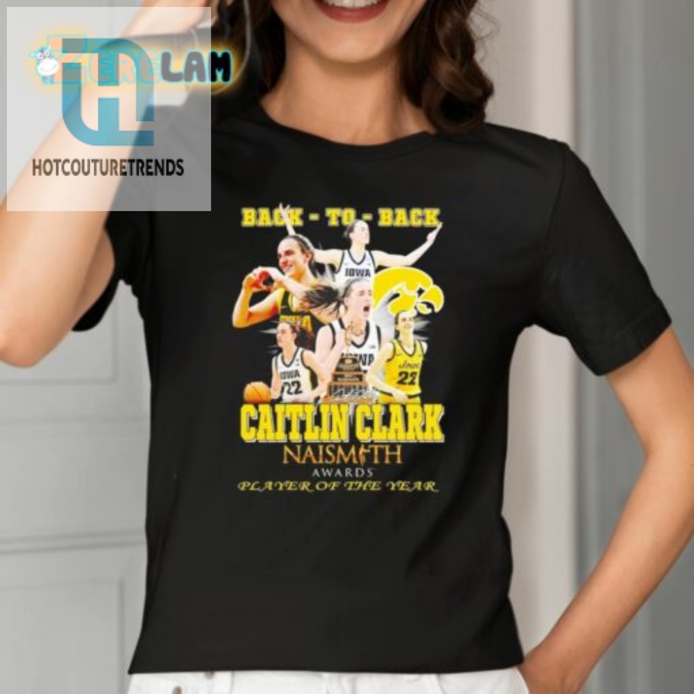 Caitlin Clark Domination Shirt Double Naismith Winner