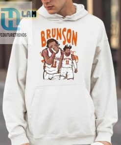 Score With Style Jalen Brunson Cartoon Knicks Tee hotcouturetrends 1 3