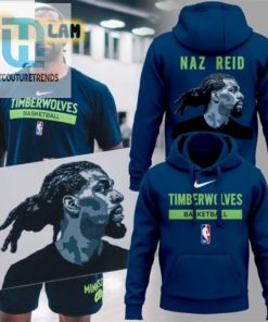 Swish In Style Naz Reid Timberwolves Hoodie Slam Dunk On The Court hotcouturetrends 1 1