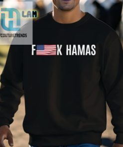 Hilarious Fuck Hamas Tee American Flag Edition hotcouturetrends 1 2