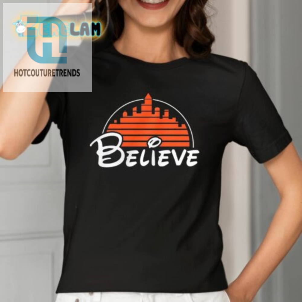 Show Your Love For The Skies With This Believe Skyline Shirt
