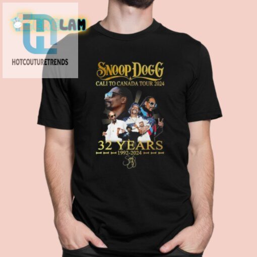 Snoop Dogg Cali To Canada Tour 2024 Tee 32 Yrs Of Epic Jams hotcouturetrends 1