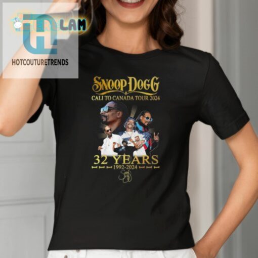 Snoop Dogg Cali To Canada Tour 2024 Tee 32 Yrs Of Epic Jams hotcouturetrends 1 1