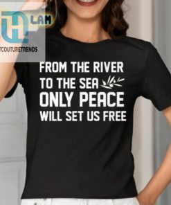 Peaceful Tee Ahmed Fouad Alkhatib Exclusive River To Sea Design hotcouturetrends 1 1