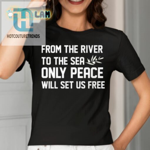 Peaceful Tee Ahmed Fouad Alkhatib Exclusive River To Sea Design hotcouturetrends 1 1