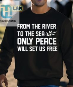 Peaceful Tee Ahmed Fouad Alkhatib Exclusive River To Sea Design hotcouturetrends 1 2