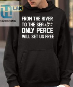 Peaceful Tee Ahmed Fouad Alkhatib Exclusive River To Sea Design hotcouturetrends 1 3
