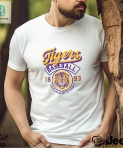 Roar With Laughter In Lsu Tigers Ivory Baseball Tee hotcouturetrends 1 3