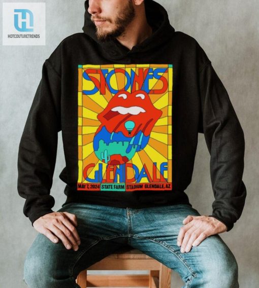 Rock Out In Style With Exclusive Stones Glendale Poster Shirt hotcouturetrends 1 2