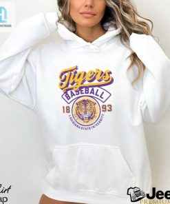 Roaring With Style Lsu Tigers Ivory Baseball Logo Tee hotcouturetrends 1 2