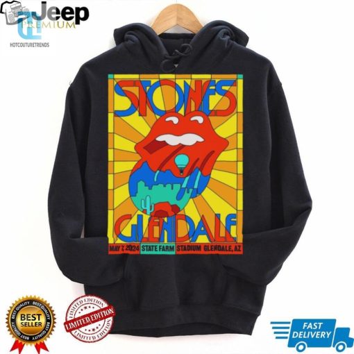 Glendale 2024 Stones Concert Poster Shirt Rock Your Wardrobe hotcouturetrends 1 1