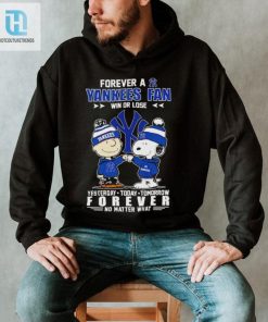 Snoopy Charlie Brown Yankees Fan Shirt Forever Supporting Never Winning hotcouturetrends 1 2