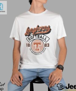 Kickin It With The Texas Longhorns Ivory Baseball Logo Tee hotcouturetrends 1 1