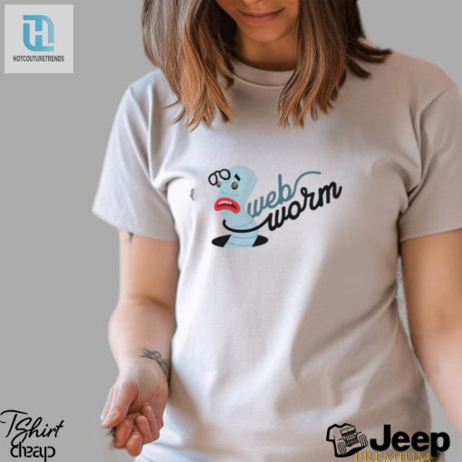Get Caught In Style With Our Webworm Logo Shirt hotcouturetrends 1