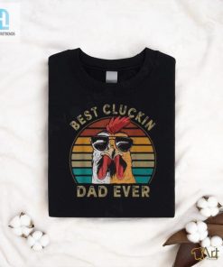 Best Cluckin Dad Retro Rooster Dad V2 Long Sleeve Tee hotcouturetrends 1 3