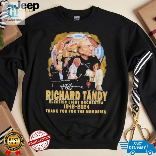 Electric Laughs Official Richard Tandy Elo 19482024 Tshirt hotcouturetrends 1 3