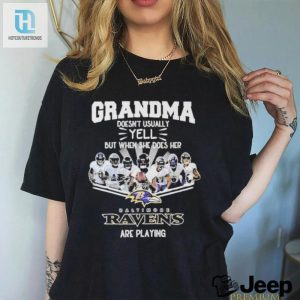 Baltimore Ravens Grandma Yells Falcons Beware Tee hotcouturetrends 1 2