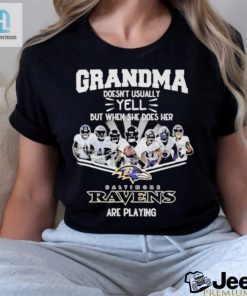 Baltimore Ravens Grandma Falcons Beware Tshirt hotcouturetrends 1 1