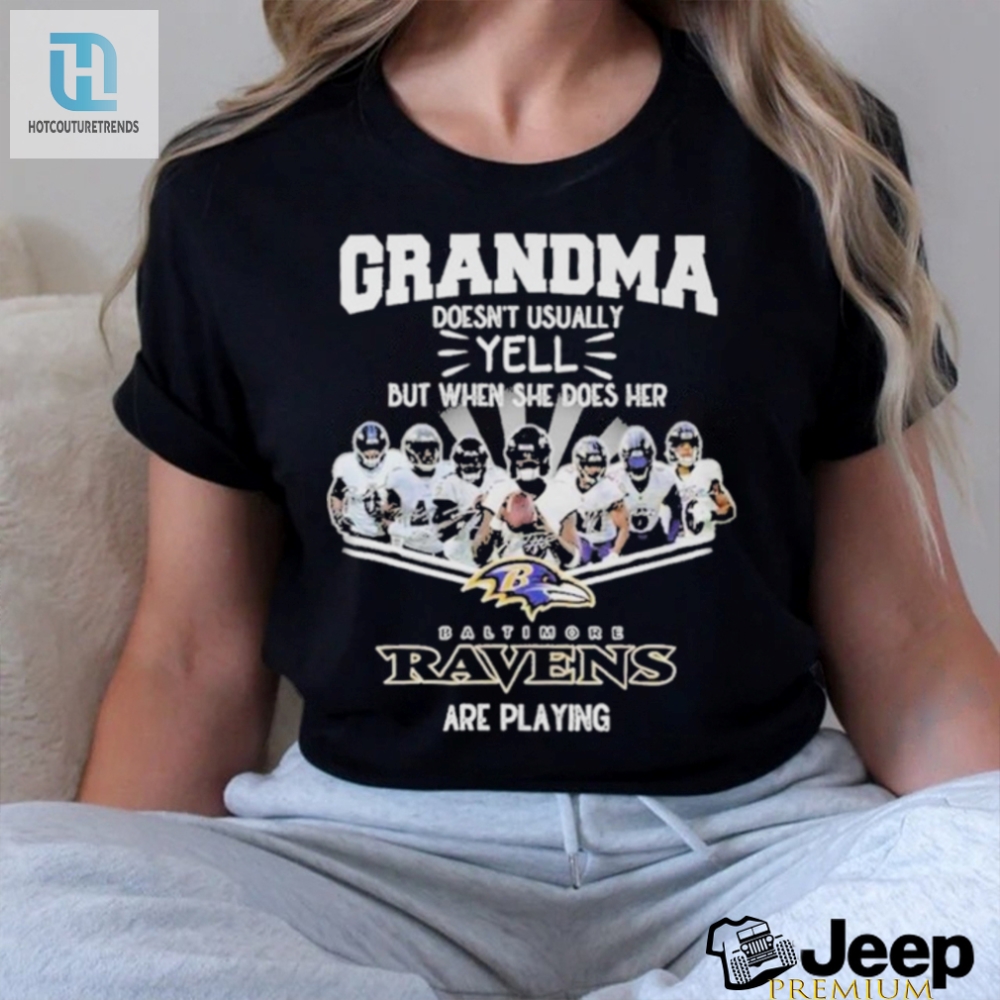 Baltimore Ravens Grandma Falcons Beware Tshirt