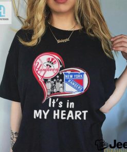 Forever Ny Rangers Yankees Heart Tee hotcouturetrends 1 2