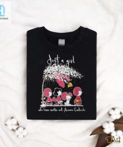 Winter On The Cardinals Snoopy Girl Tee hotcouturetrends 1 3