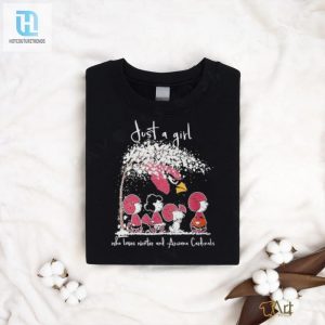 Winter On The Cardinals Snoopy Girl Tee hotcouturetrends 1 3