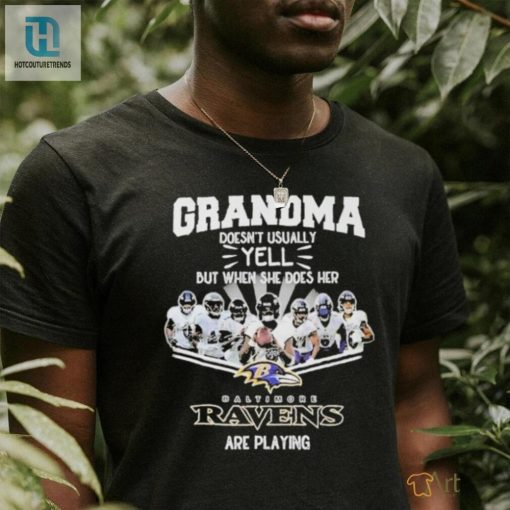 Baltimore Ravens Grandma Yells When Falcons Play Tee hotcouturetrends 1