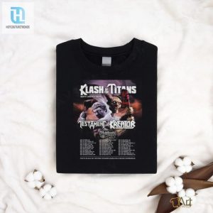 Rock Out In Style Klash Of The Titans 2024 Shirt With Testament Kreator Possessed hotcouturetrends 1 3