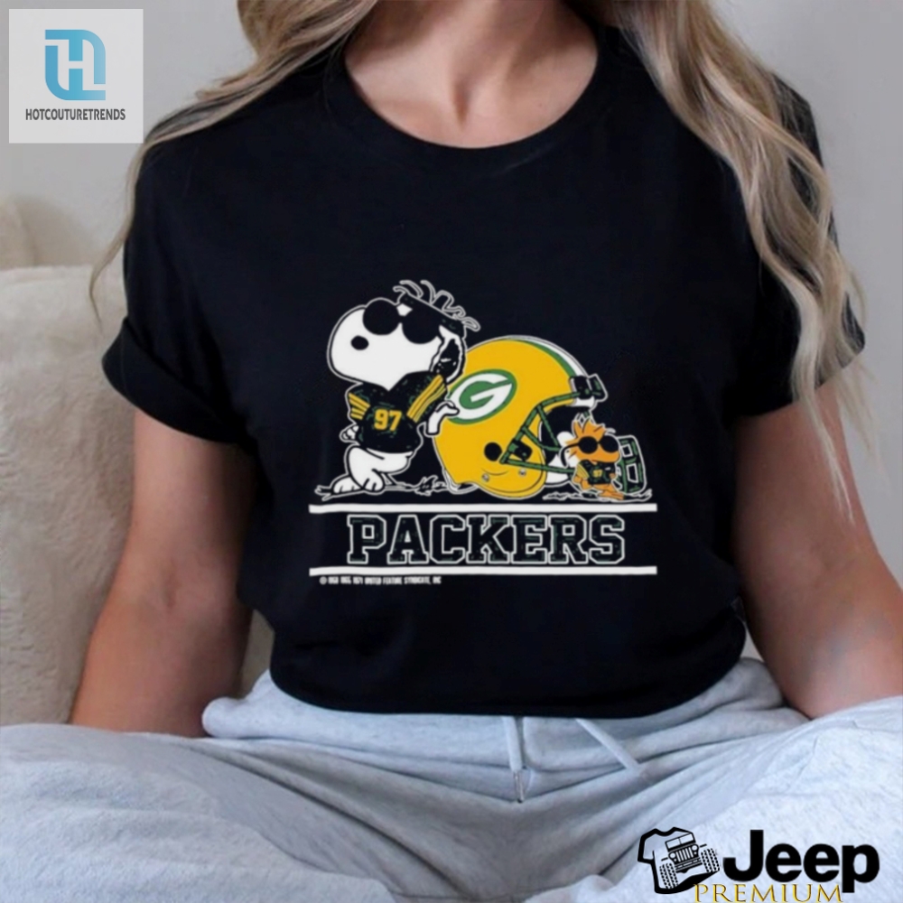 Green Bay Packers Snoopy Tee Be The Captain Of Laughs