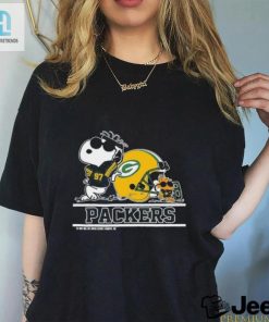 Green Bay Packers Snoopy Tee Be The Captain Of Laughs hotcouturetrends 1 2