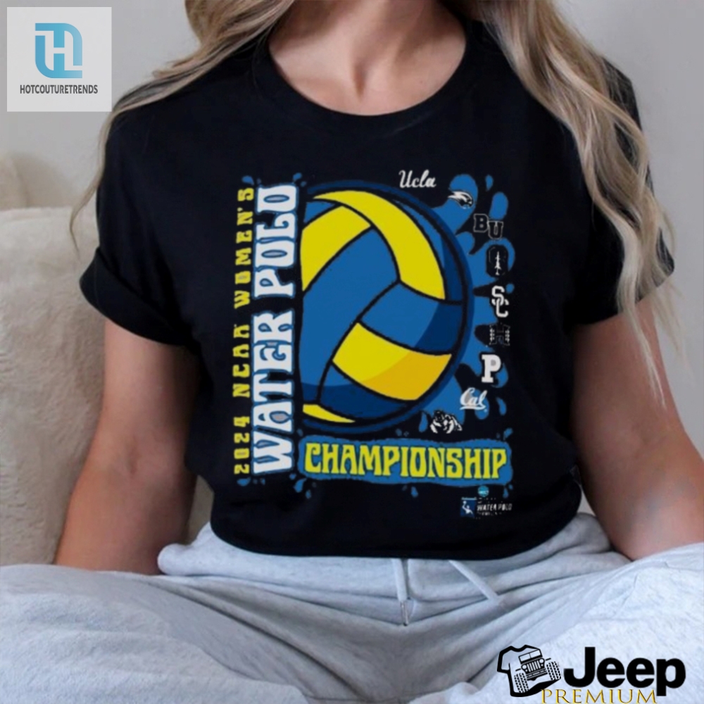Make A Splash With The Official 2024 Ncaa Womens Water Polo Championship Tee