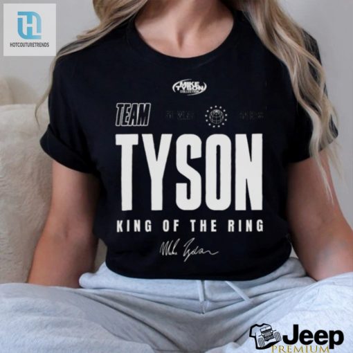 Knockout Deal Team Mike Tyson King Of The Ring Tee hotcouturetrends 1 1