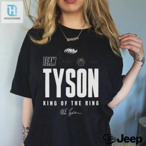 Knockout Deal Team Mike Tyson King Of The Ring Tee hotcouturetrends 1 2