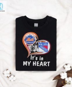 New York Rangers New York Mets Forever Heart Tee Ny Sports Fan Musthave hotcouturetrends 1 3