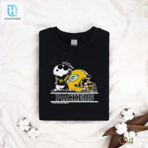 Green Bay Packers Snoopy Football Tee Peanuts Team Mvp hotcouturetrends 1 3