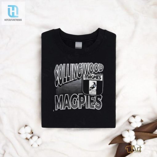 Magpies Madness Collingwood Inline Stack Tee hotcouturetrends 1 3