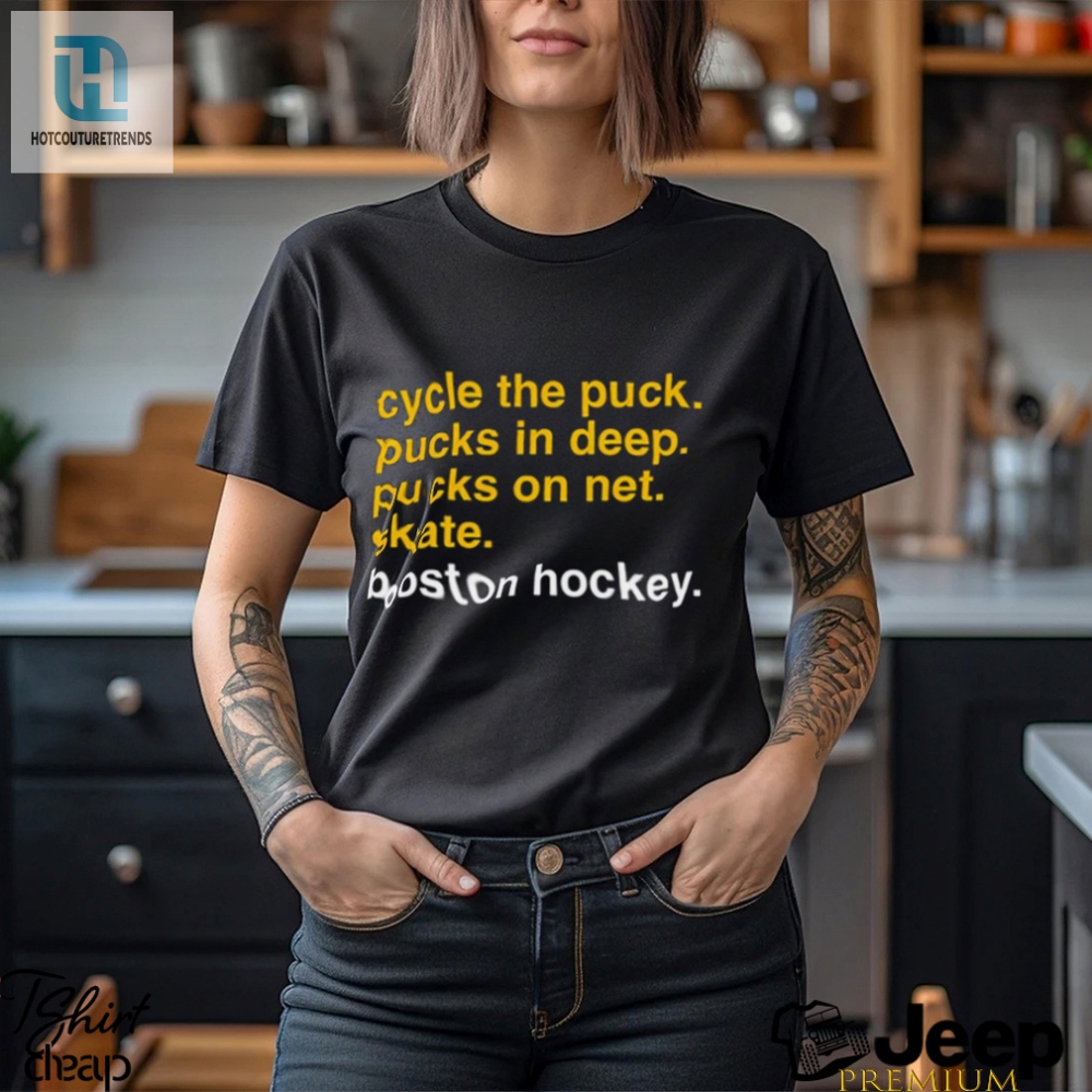Score Big With This Hilarious Boston Hockey Shirt
