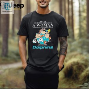 Unleash Your Footballloving Female Power With This Miami Dolphins Snoopy Tee hotcouturetrends 1 1