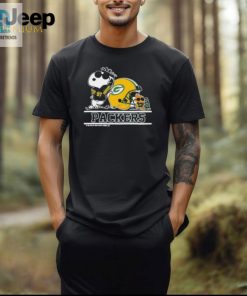Snoopy Saves The Day Green Bay Packers Football Tee hotcouturetrends 1 1