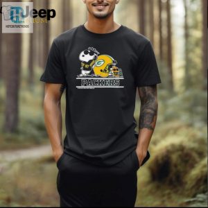 Snoopy Saves The Day Green Bay Packers Football Tee hotcouturetrends 1 1