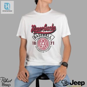 Arkansas Razorbacks Ivory Baseball Tee Get Your Game On hotcouturetrends 1 1