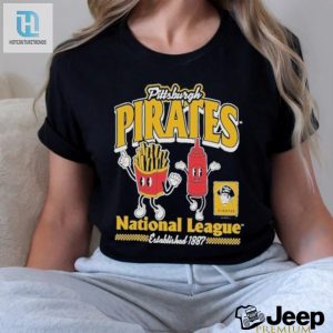 Pittsburgh Pirates Retro Foodie Tee Game Day Nostalgia hotcouturetrends 1 2