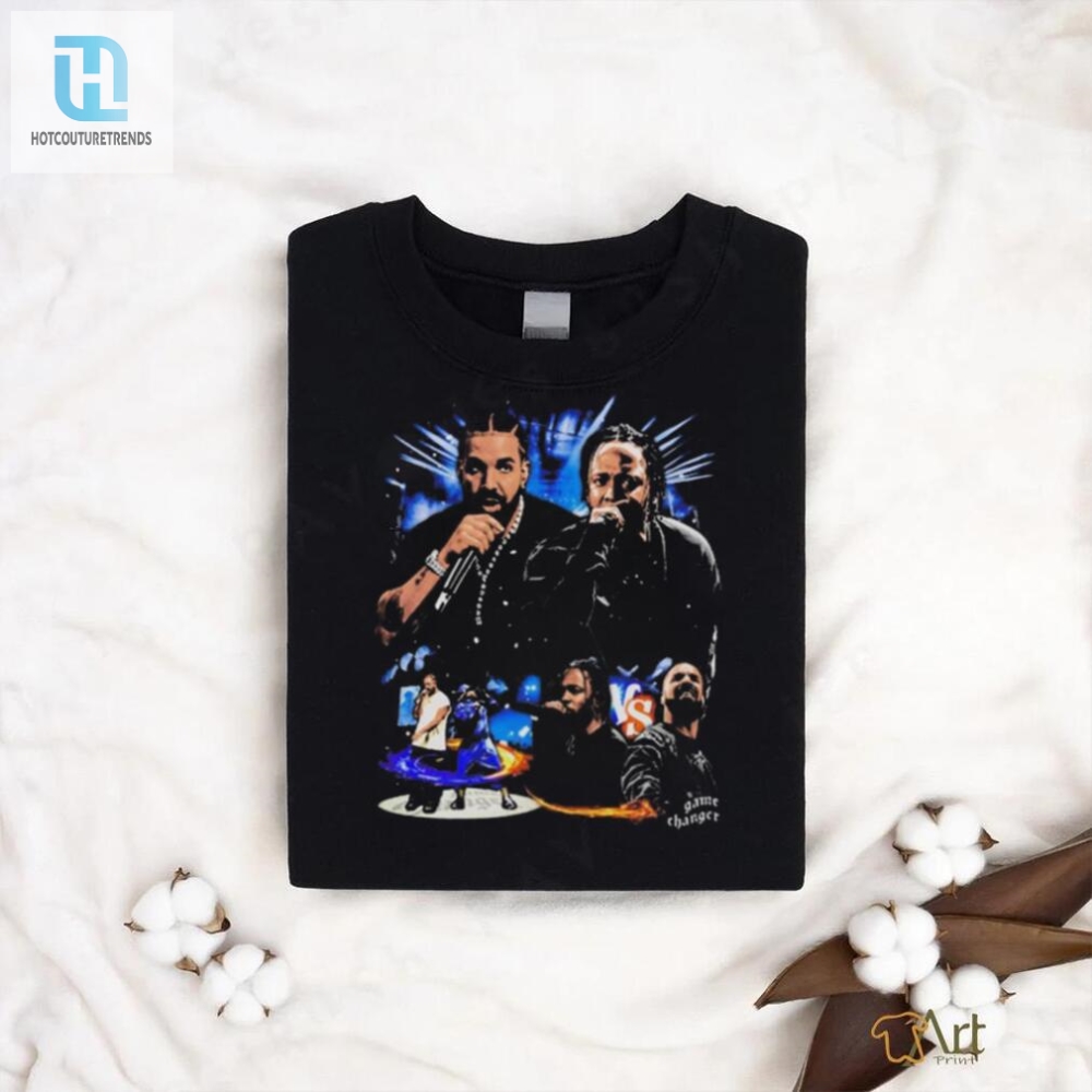 Drizzy Vs King Dot Graphic Tee Hilariously Unique