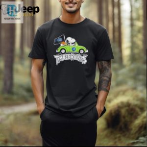 Snoopy Behind The Wheel Official Timberwolves Tee hotcouturetrends 1 2