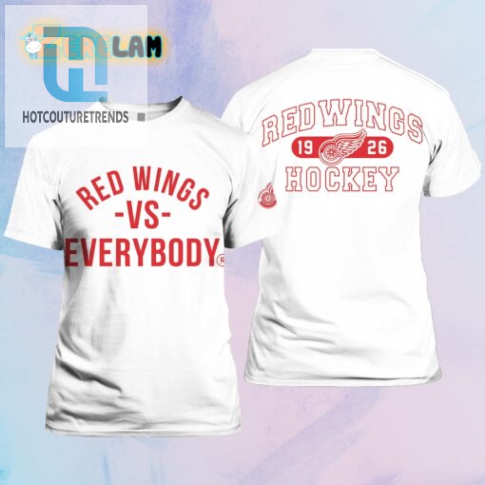Red Wings Taking On The World Shirt
