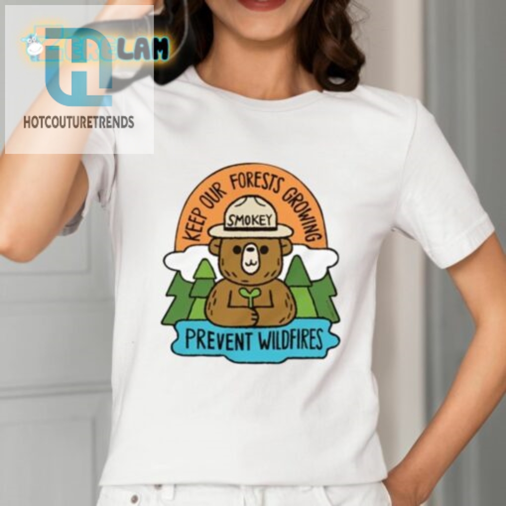 Smokey Says Keep Forests Growing Prevent Wildfires Shirt